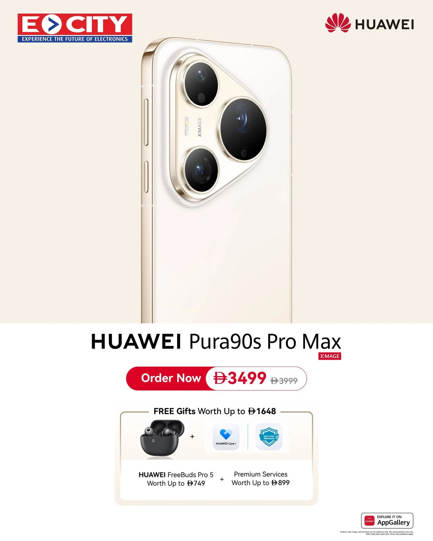Sale On HUAWEI Pura 90s Pro Max from ECity UAE until 23rd October