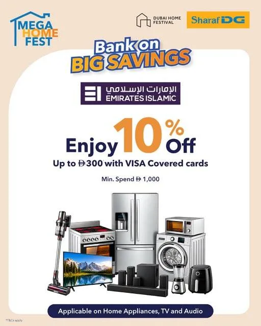 Big Savings from Sharaf DG UAE until 1st November