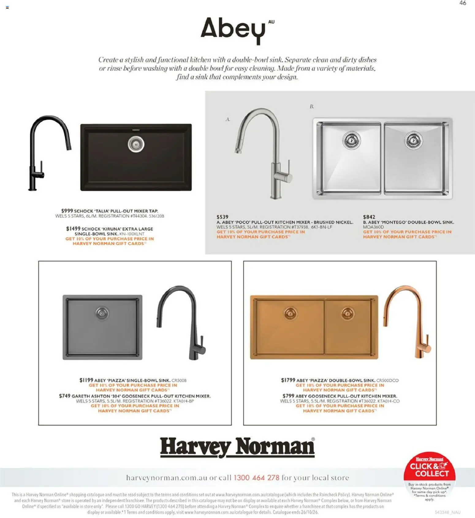Harvey Norman Catalogues - Page 46 of 46