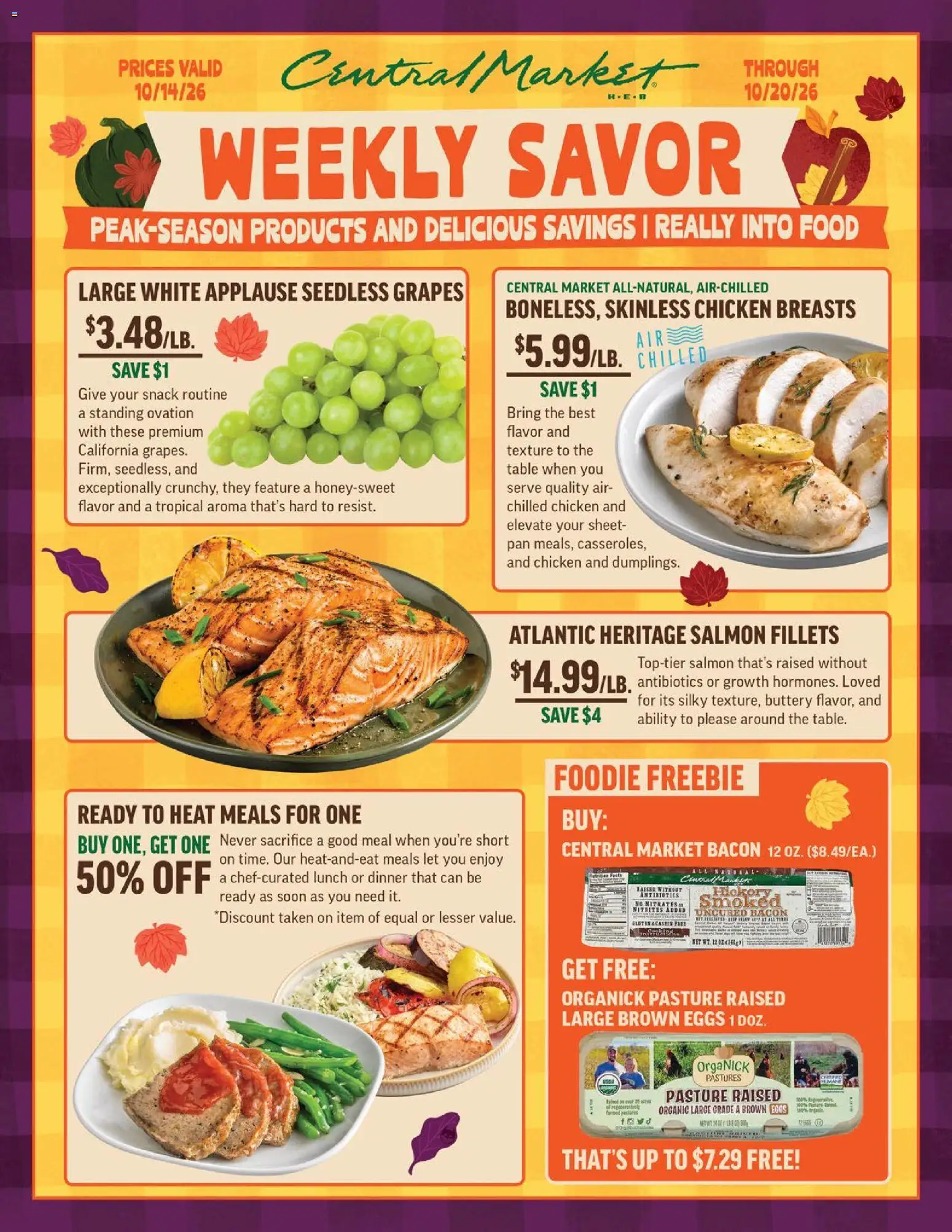 Central Market Weekly Ad (10/14 - 10/20 2026)