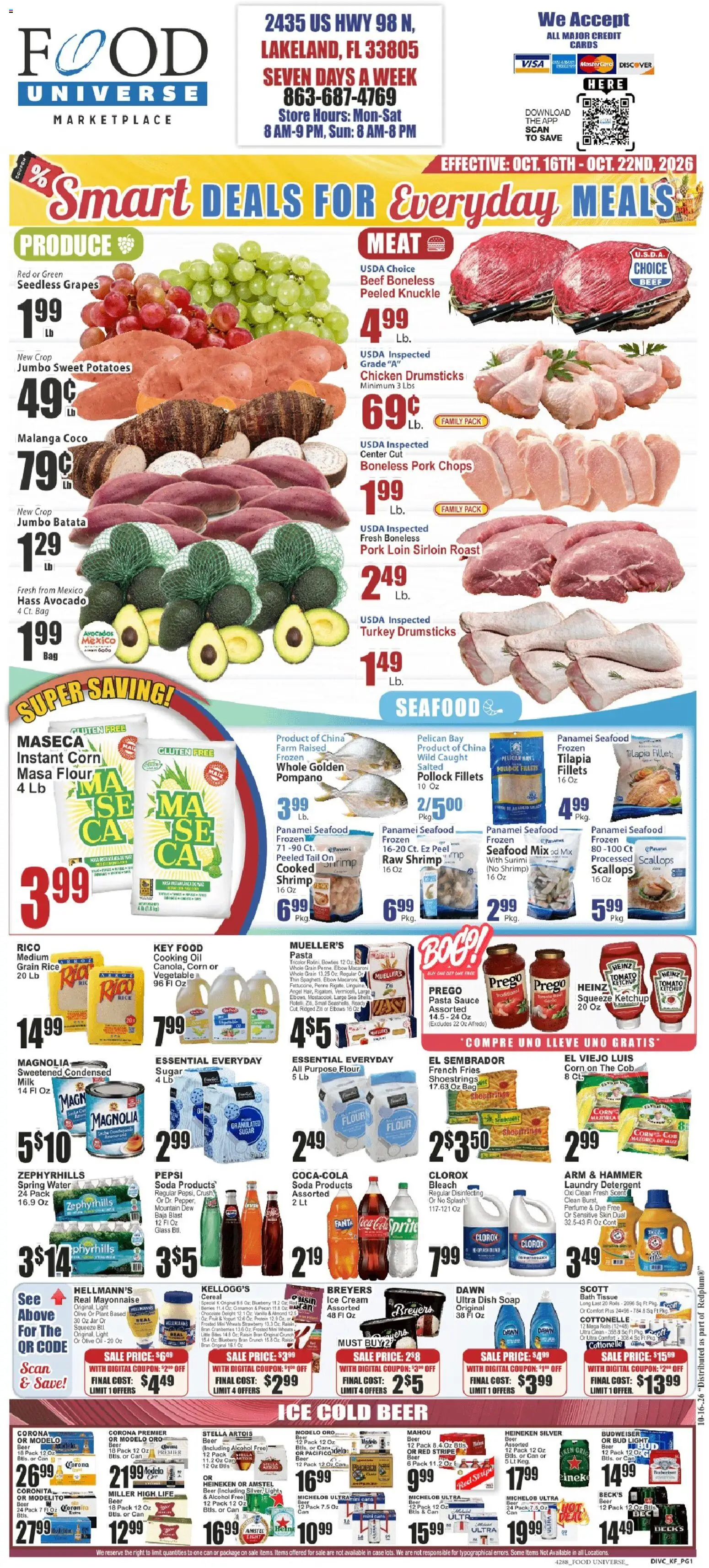 Food Universe Weekly Ad (10/16 - 10/22 2026)