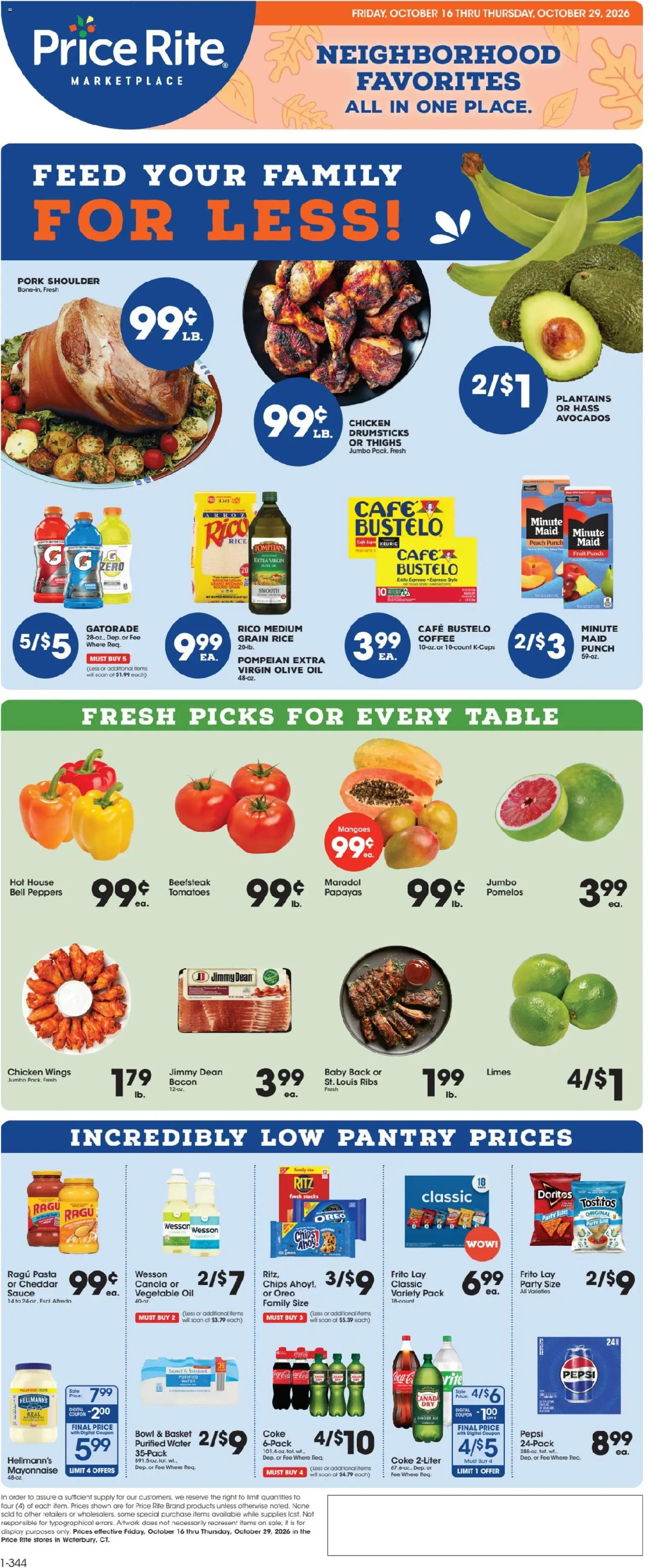 Price Rite Weekly Ad (10/15 - 10/29 2026)