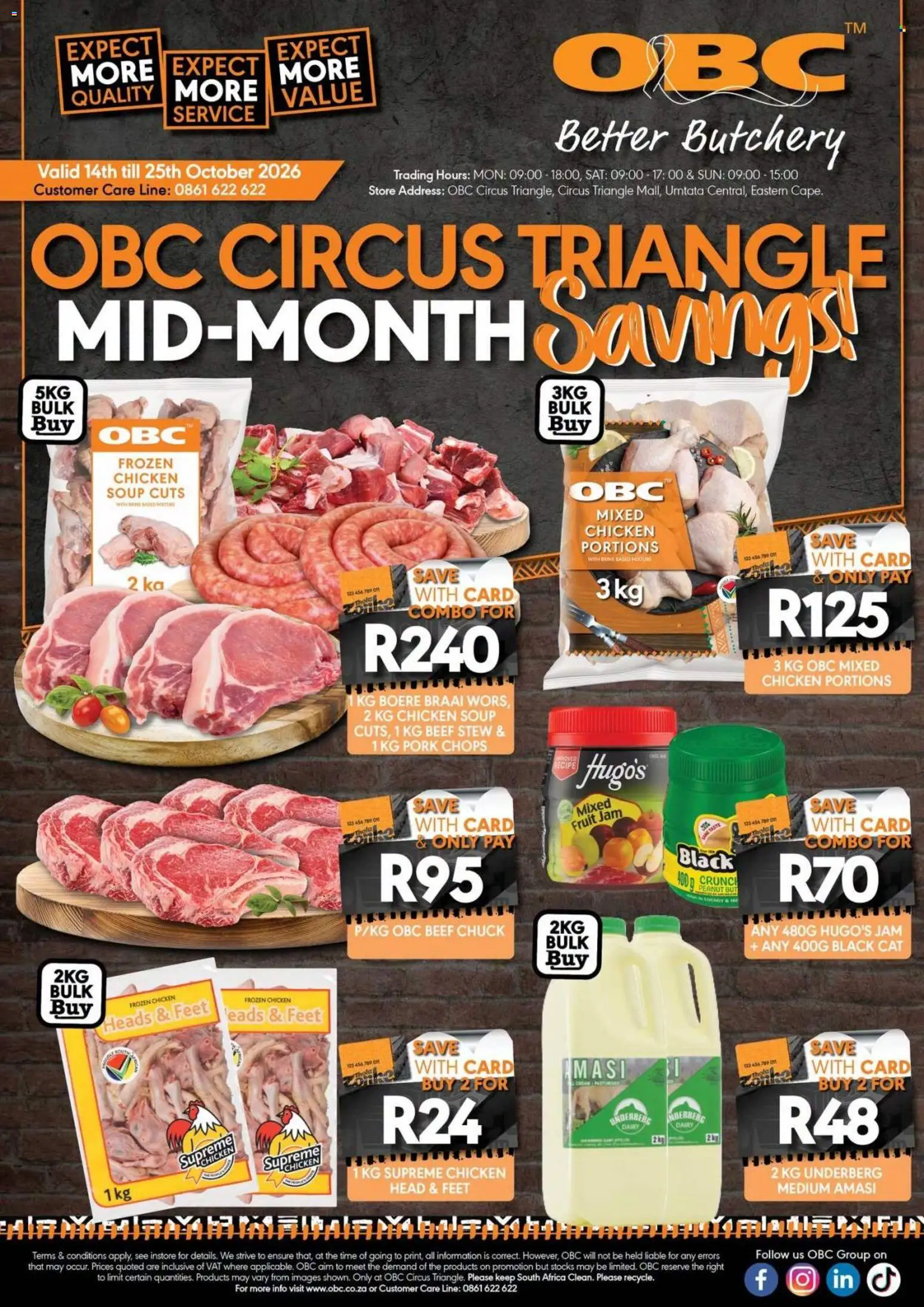 OBC Specials (14/10/2026 - 25/10/2026) Online