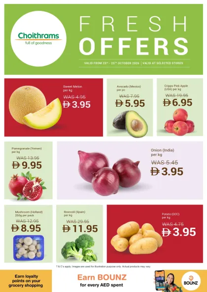 Choithrams Promotion Leaflet United Arab Emirates - valid Oct 23 - Oct 25, 2026