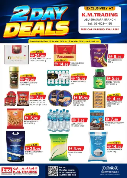 KM Trading Promotion Leaflet United Arab Emirates - valid Oct 24 - Oct 25, 2026