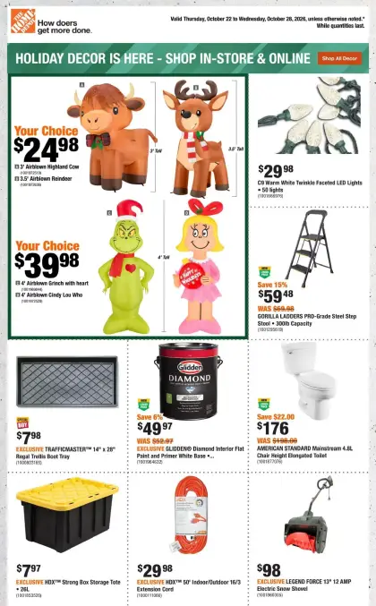 Home Depot Flyer Canada - valid Oct 22 - Oct 28, 2026