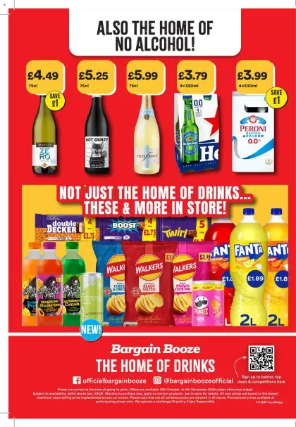 Bargain Booze Leaflet United Kingdom - valid Oct 13 - Nov 9, 2026