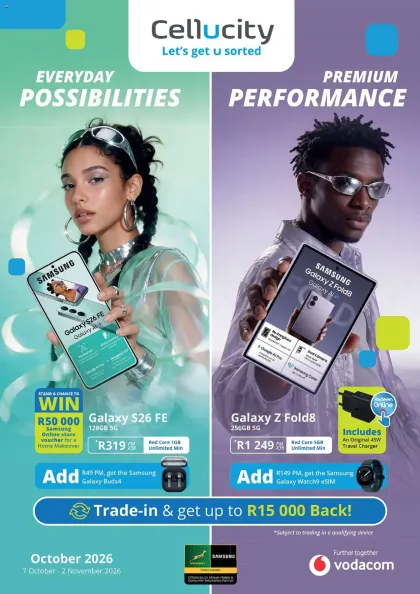 Cellucity Catalogue South Africa - valid Oct 7 - Nov 2, 2026