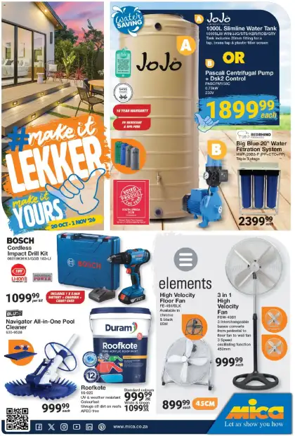 MICA Catalogue South Africa - valid Oct 20 - Nov 1, 2026